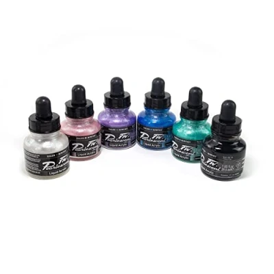 Abbildung von Daler Rowney DR603200006 Fw Tintenpatrone, Perlglanz Effekt, JDAFWPE6