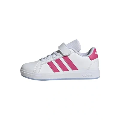 Abbildung von adidas Grand Court 2.0 Shoes Children Tennisschuhe, FTWR White/Pulse Magenta/Glow Blue, 33 EU