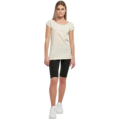 Abbildung von Build Your Brand Damen BB013 Ladies Wide Neck Tee T Shirt, Sand, S