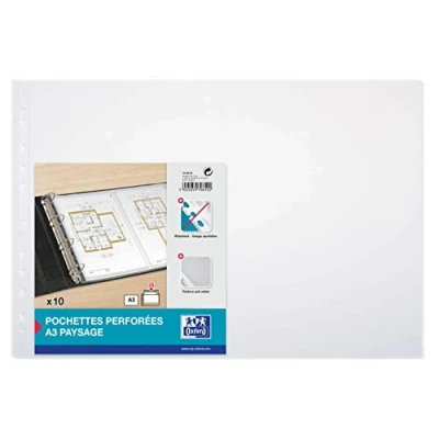 Abbildung von Elba 100206863 Prospekthülle, DIN A3 quer, PP, 0,09 mm, blendfrei