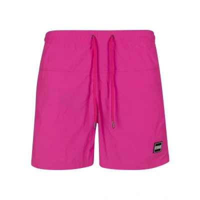 Abbildung von Urban Classics Block Badeshorts, Herren, Größe: 5XL, Neonpink