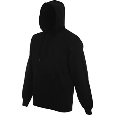 Abbildung von Fruit of the Loom Hooded Sweat Schwarz XL