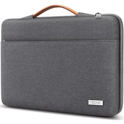 Abbildung von TECOOL 16 Zoll Laptoptasche Laptop Hülle für MacBook Pro M3/M2/M1 2023 2019 A2991 A2141,16&quot; Lenovo Thinkbook ideapad HP Dell Asus Notebooktasche,Matebook D16 Wasserdicht Hülle,Dunkelgrau