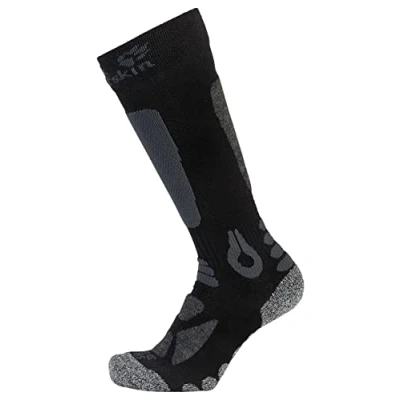Abbildung von Jack Wolfskin Unisex Kinder Merino High Cut Kids Skisocken, Schwarz, 34 36 EU