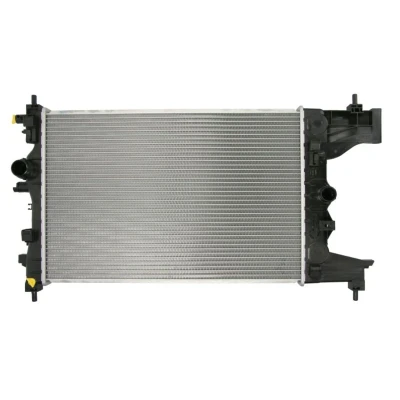Abbildung von NRF 53148 Kühler, Motorkühlung Aluminium 580 382 28 Kühlrippen gelötet