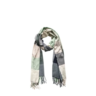 Abbildung von Street One Kuscheliger Madras Schal, Damen, Größe: Size, Grün