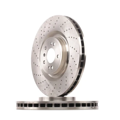 Abbildung von BREMBO COATED DISC LINE 09.A960.21 Bremsscheibe 375 36 5 gelocht/innenbel. beschichtet hochgekohlt mit Schrauben MERCEDES BENZ: GLE Off Road, GL