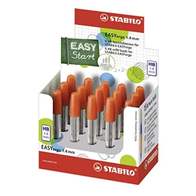 Abbildung von Minen zum Nachfüllen STABILO EASYergo 1.4 Nachfüllminen 15x 6er Pack Härtegrad HB