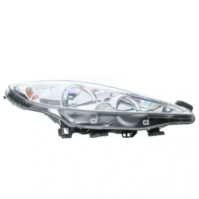 Abbildung von VALEO 043239 Scheinwerfer rechts H7, H1, W5W, PY21W Halogen transparent mit Abblendlicht für Rechtsverkehr ORIGINAL TEIL Stellmotor LWR