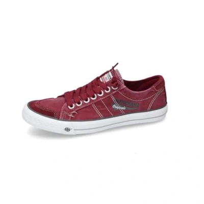Abbildung von Dockers by Gerli Herren Low Top Sneaker, Männer Halbschuhe,wasserabweisend,Freizeitschuhe,Turnschuhe,Laufschuhe,dunkelrot,42 EU
