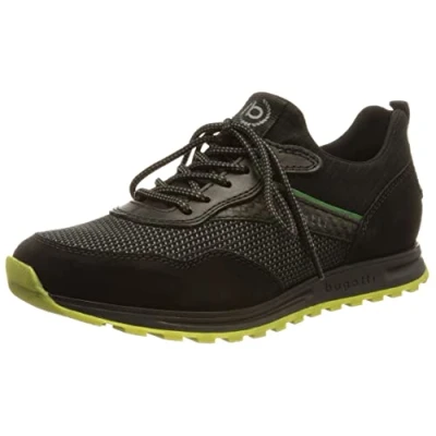 Abbildung von bugatti Herren Carlos Slipper, Black/Black, 44 EU Schmal