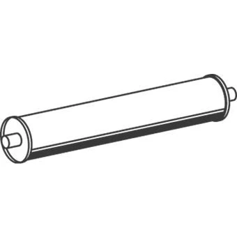 Abbildung von DINEX 50326 Mittelschalldämpfer 1200