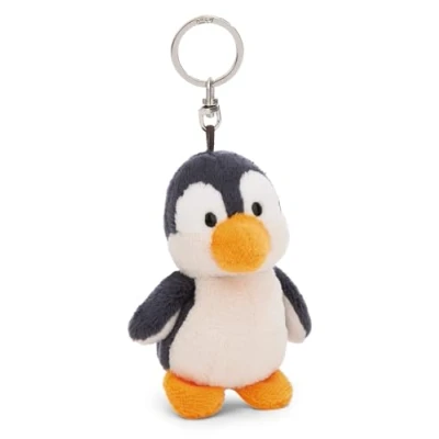 Abbildung von NICI Schlüsselanhänger Pinguin 10cm grau Treuer Begleiter für Rucksack oder Tasche, Schlüsselhalter klein und Groß 61854