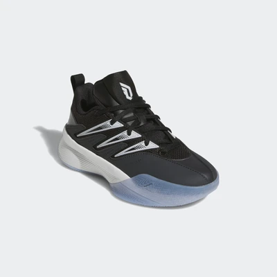 Abbildung von adidas Performance DAME Unisex Basketballschuh für Kinder, Größe: 38, Core black/clear grey/carbon Schuhe