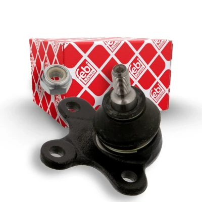 Abbildung von FEBI BILSTEIN 04944 Traggelenk mit selbstsichernder Mutter, Mutter 14,6 für Querlenker VOLKSWAGEN: Lupo / 3L, Polo III Hatchback