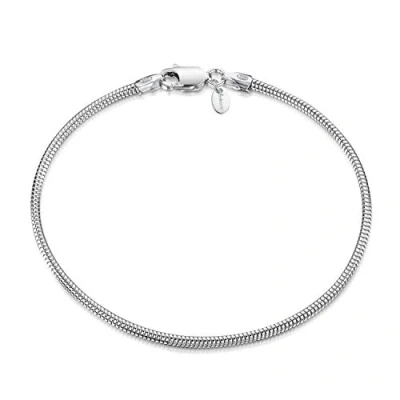 Abbildung von Amberta 925 Sterlingsilber Armkette Schlangenkette Rattenschwanz Kette Armband 1.9 mm Breite Verschiedene Längen: 18 19 20 cm (20cm)
