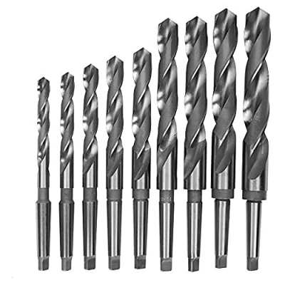 Abbildung von Optimum Spiralbohrer Set HSS (9 teilig, rechtsschneidens, MK 2, Größe 14,5 30 mm), 3051002