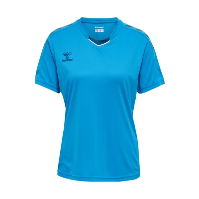 Abbildung von Hummel Tshirt print, Damen, Größe: 40, Light blue