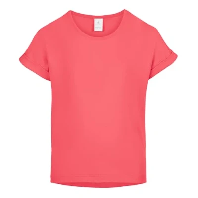 Abbildung von Merry Style T Shirt für Mädchen aus weicher Baumwolle Bequeme Mädchenkleidung MS 468 (Korallenrot, 134 140 (9 10 Jahre))