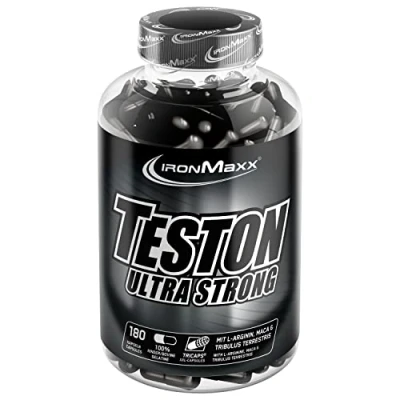 Abbildung von IronMaxx Teston Ultra Strong Muscle Blaster, 180 Kapseln (1er Pack)