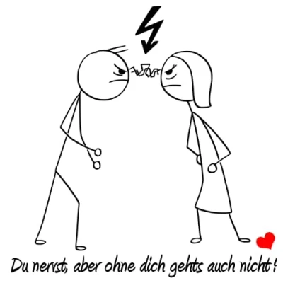 Abbildung von Du nervst, aber ohne dich gehts auch nicht!: ♥ Eine wundervolle und kreative Liebesbotschaft, um an die einzigartigen Momente in einer Beziehung zu erinnern.
