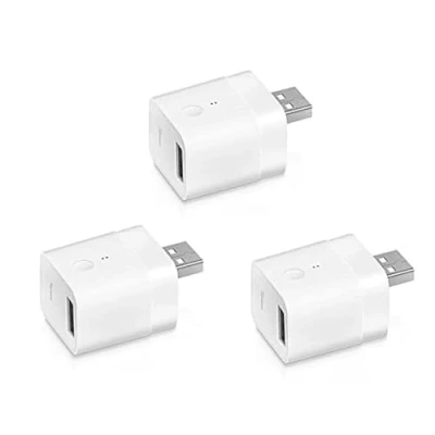 Abbildung von Yueyang Micro Mini Smart WiFi Adapter 5 V Switch for USB Devices Type A Compatible with Alexa/Google Home, via App Control/3 PCS