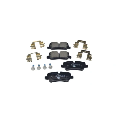 Abbildung von HELLA 8DB 355 016 181 Bremsbelagsatz für Verschleißwarnanzeiger vorbereitet mit Bremssattelschrauben Zubehör LAND ROVER: Range Rover 3