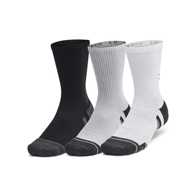 Abbildung von Under Armour CREW Unisex 6 PACK Sportsocken, Größe: 42 47.5, Mod gray/mod gray/jet gray