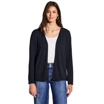 Abbildung von STREET ONE Damen A322908 Strick Look Jacke, deep Blue, 46