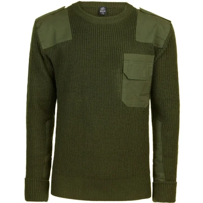Abbildung von Brandit BW Pullover Rundhals, Oliv, Gr. 5XL/64