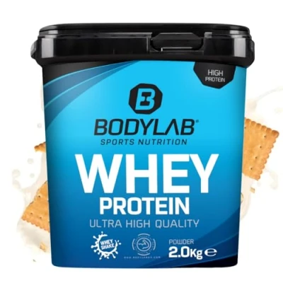 Abbildung von Bodylab24 Whey Protein Pulver, Butterkeks, 2kg
