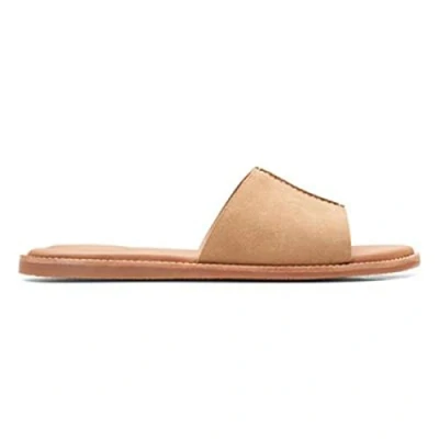 Abbildung von Clarks Damen Karsea Mule Slide Sandal, Light Tan Suede, 39 EU