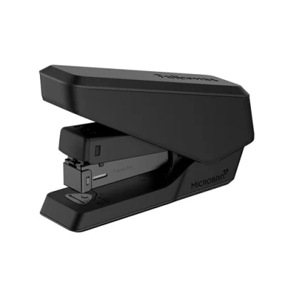 Abbildung von Fellowes Tacker LX840 Easy Press Hefter mit Microban Technologie 25 Blatt Kapazität kompaktes Halbstreifen Heftgerät für 24/6mm und 26/6mm Hefklammern schwarz 1 Stück