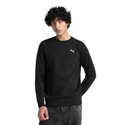 Abbildung von PUMA Herren ESS Crew FL Sweatshirts, Black,
