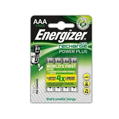 Abbildung von ENERGIZER AAA (HR03) Power Plus E300626600 Gerätebatterie 1.2V 700mAh Standard 4
