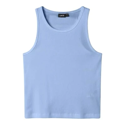 Abbildung von Nlfhinaja Crop Solid Tank Top Noos