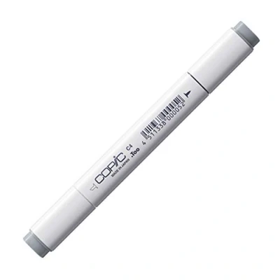 Abbildung von COPIC Classic Marker Typ C 4, cool gray No. professioneller Layoutmarker, mit einer breiten und feinen Spitze