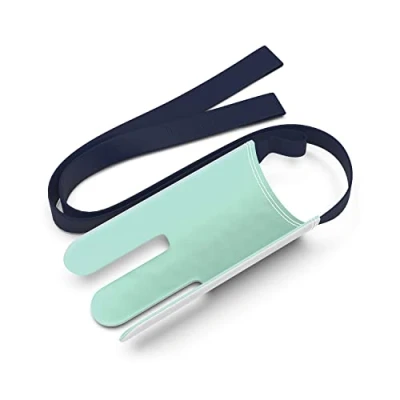 Abbildung von flexilife Strumpfanziehhilfe hochwertige Sockenanziehhilfe nach Hüftoperation Sockenanzieher für Senioren, Schwangere und immobile Menschen kinderleichtes Socken Anziehhilfe System