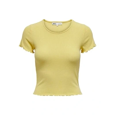 Abbildung von ONLY Short Sleeve Tshirt basic, Damen, Größe: Medium, Gelb