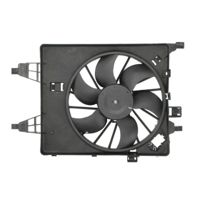 Abbildung von THERMOTEC D8R014TT Lüfter für Fahrzeuge mit Klimaanlage Kühlerlüfterrahmen (Zarge) Elektromotor RENAULT: CLIO 2