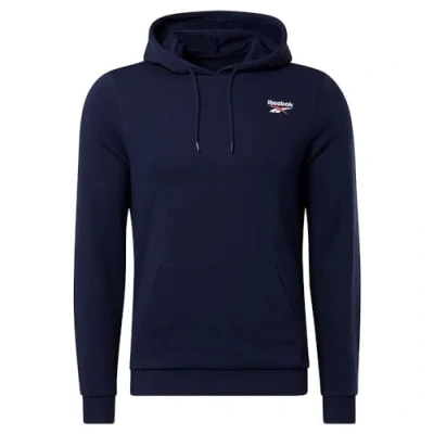 Abbildung von Reebok Identity French Terry LOGO Kapuzenpullover, Herren, Größe: XL, Vector navy