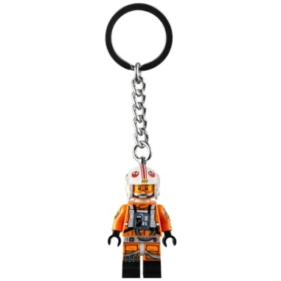Abbildung von LEGO Star Wars Luke Skywalker Pilot Outfit Minifigur Schlüsselanhänger 854288, Orange, S
