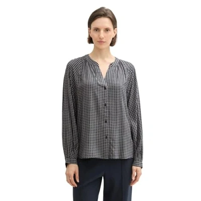 Abbildung von TOM Tailor Gemusterte Bluse, Damen, Größe: 34, Printed vichy check design