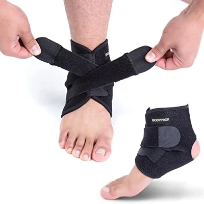Abbildung von Bodyprox Knöchelbandage, atmungsaktive Neoprenhülle, verstellbar, Schwellung