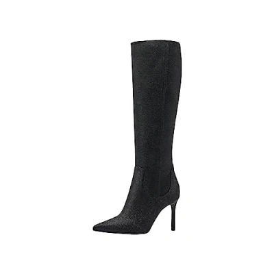 Abbildung von Tamaris Stiefel, Damen, Größe: 40, Black glam Schuhe