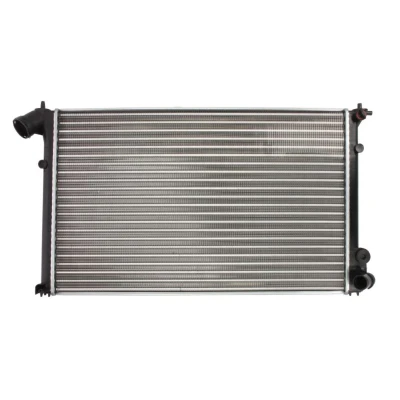 Abbildung von THERMOTEC D7P050TT Kühler, Motorkühlung Aluminium, Kunststoff für Fahrzeuge mit Klimaanlage 415 640 23 Schaltgetriebe Kühlrippen mechanisch gefügt