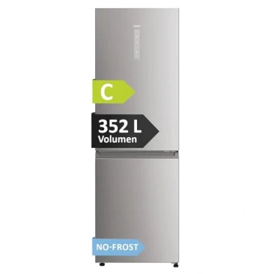 Abbildung von Haier Kühl Gefrierkombination 2D 60 SERIE 5 PRO HDPW5618CNPK; 1,85 m, No Frost Kühlschrank mit Gefrierfach, Fassungsvermögen 352L; Kühlgefrierkombination freistehend LED &amp; Wi Fi