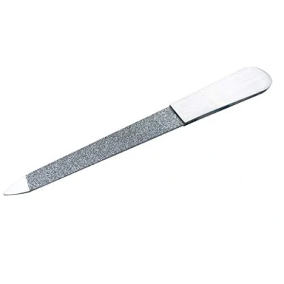 Abbildung von REMOS Nagelfeile Saphir mit Griff aus rostfreiem Edelstahl 9 cm (3.5&quot;)
