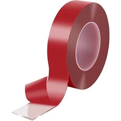 Abbildung von POPPSTAR doppelseitiges Klebeband (5 m x 38 mm 2 mm) Acryl transparent