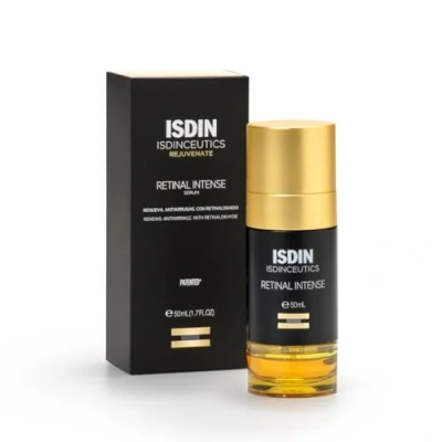 Abbildung von ISDIN ISDINCEUTICS Retinal Intense,Zweiphasiges Anti Falten Serum für die Nacht mit Retinaldehyd,Für alle Hauttypen sichtbaren Zeichen der Hautalterung, 50ml